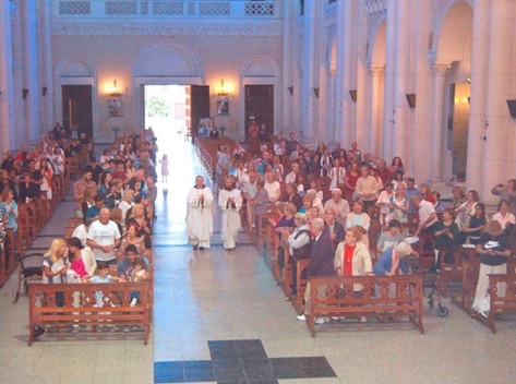 interior de Ntra. Señora de Pompeya - Mar del Plata